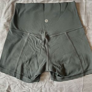 Align shorts 6” dark teal color size 4